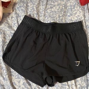 Gymshark Running Short, Size M, Black